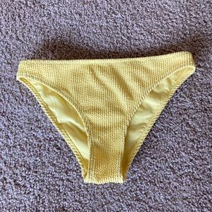 H&M yellow bikini bottoms